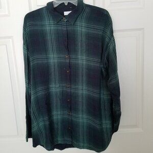 J. Jill Womens L Long Sleeve Shirt EUC